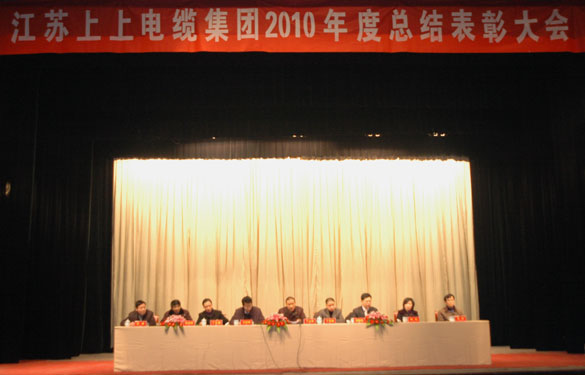 江苏上上电缆集团隆重召开2010年度总结表彰大会