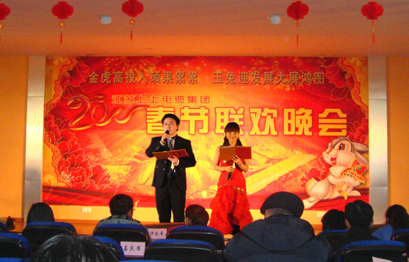 江苏上上电缆集团隆重举办2011年春节联欢晚会