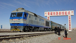 青藏线“雪域神舟”号机车