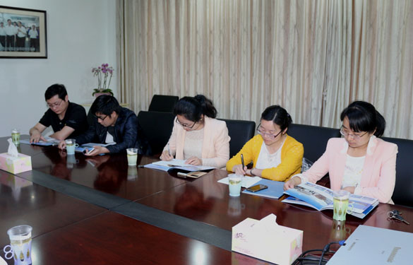 2015年5月5日，溧阳市教育局地理教研室老师来上上电缆调研