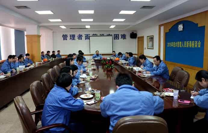 江苏上上电缆集团召开2015年技术、管理人员新春座谈会