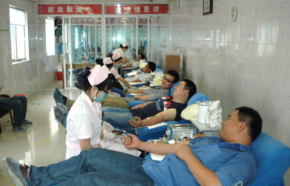 江苏上上电缆集团组织百余名员工无偿献血