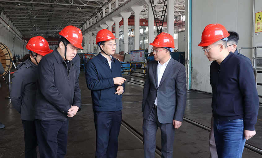 常州市委副书记、市长周伟一行走访上上电缆